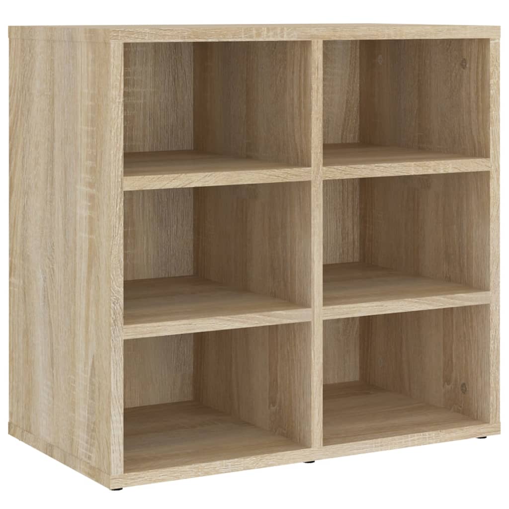 Schoenenkasten 2 st 52,5x30x50 cm sonoma eikenkleurig is nu te koop bij PeponiXL, paradijselijk wonen!