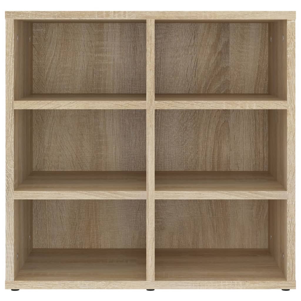 Schoenenkasten 2 st 52,5x30x50 cm sonoma eikenkleurig is nu te koop bij PeponiXL, paradijselijk wonen!