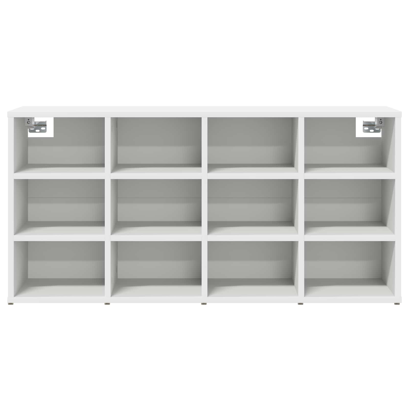 Schoenenkast met plank Wit 103 x 30 x 51 cm Bewerkt hout is nu te koop bij PeponiXL, paradijselijk wonen!