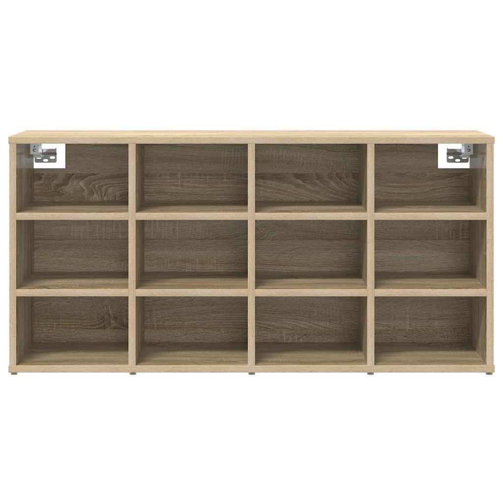 Schoenenkast Sonoma Eiken 103 x 30 x 51 cm Bewerkt hout is nu te koop bij PeponiXL, paradijselijk wonen!