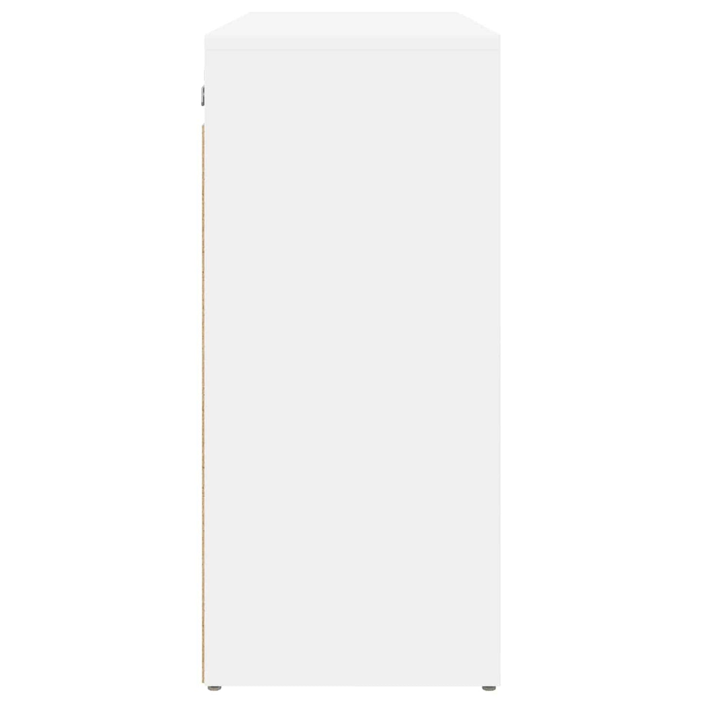 Schoenenkast met plank Wit 77,5 x 30 x 67 cm Bewerkt hout is nu te koop bij PeponiXL, paradijselijk wonen!