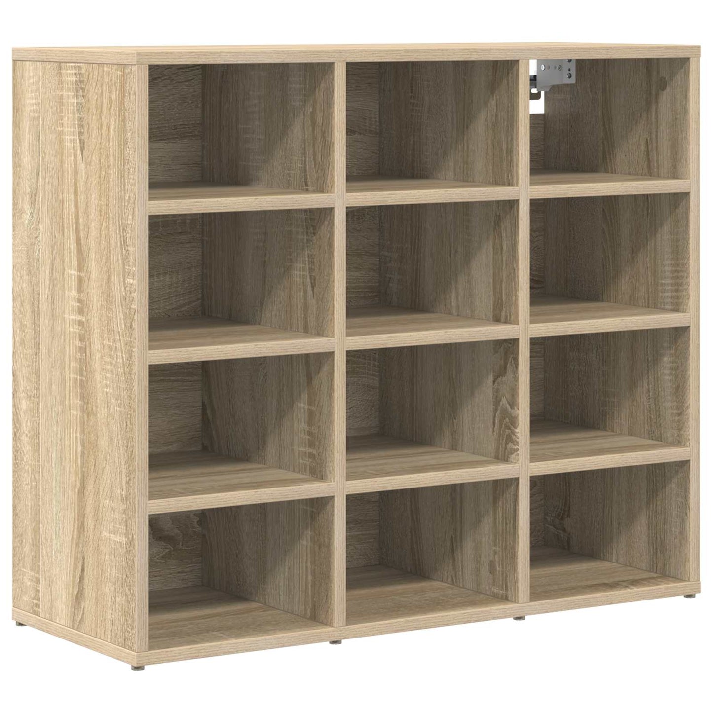 Schoenenkast Sonoma Eiken 77,5 x 30 x 67 cm Bewerkt hout is nu te koop bij PeponiXL, paradijselijk wonen!