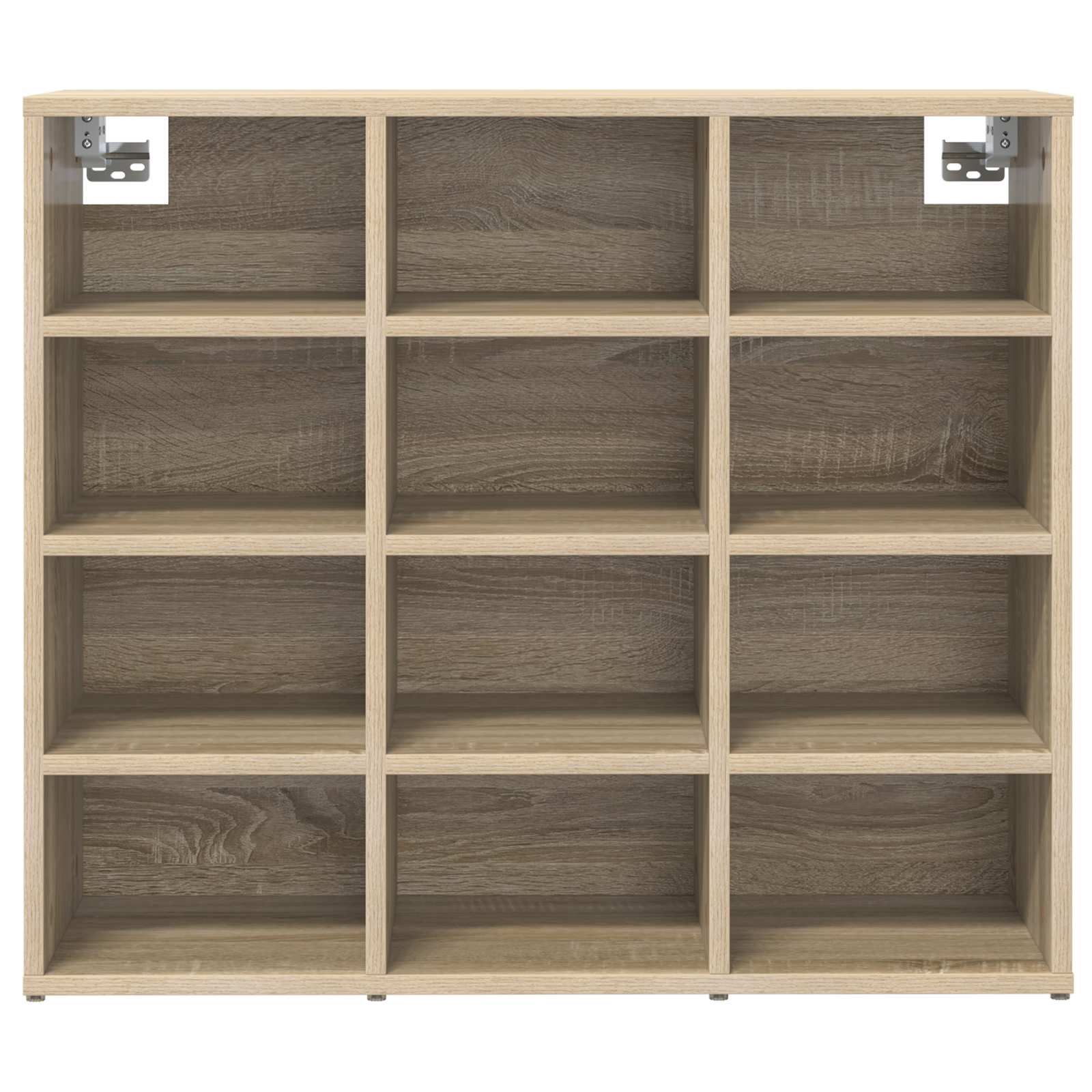 Schoenenkast Sonoma Eiken 77,5 x 30 x 67 cm Bewerkt hout is nu te koop bij PeponiXL, paradijselijk wonen!