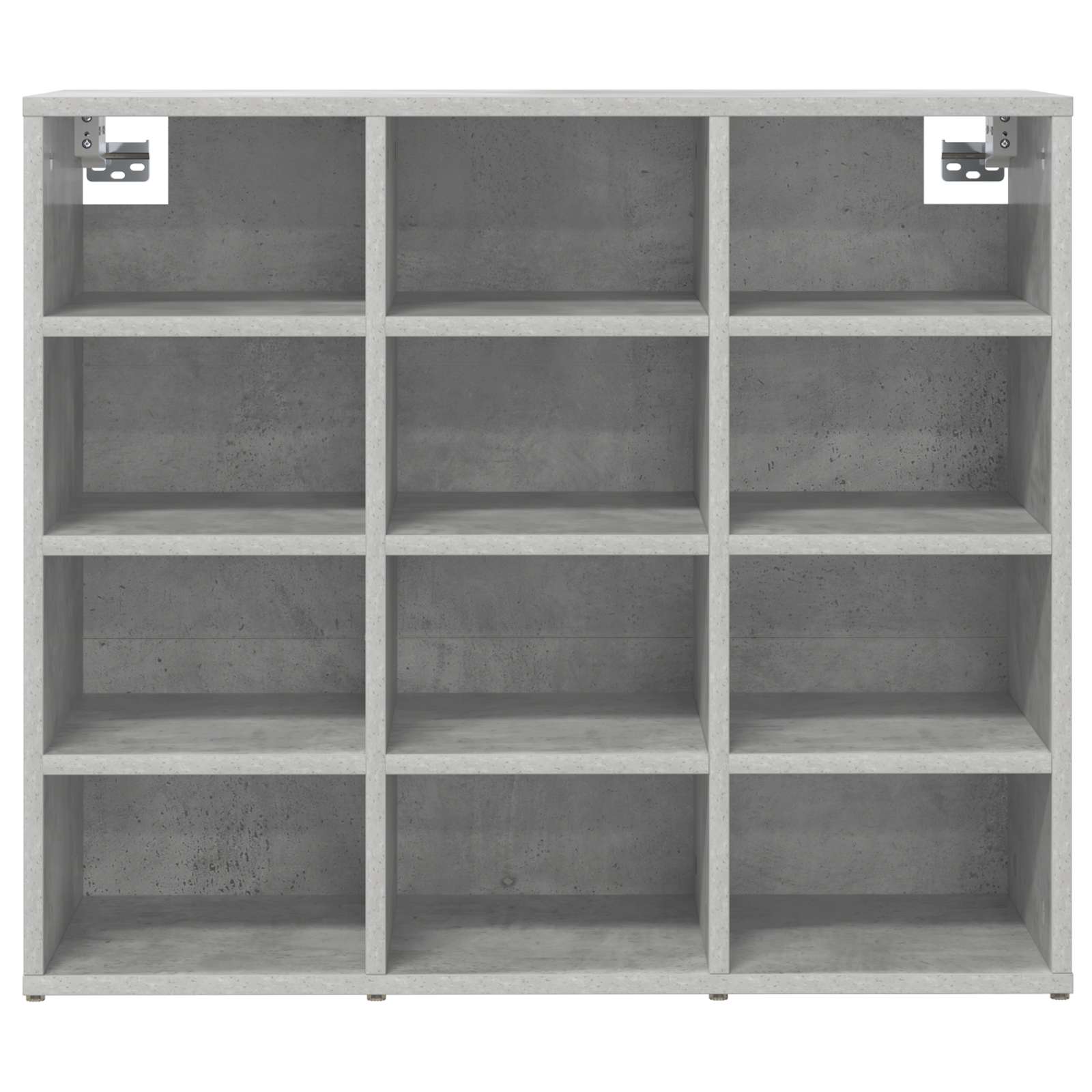 Schoenenkast Betongrijs 77,5 x 30 x 67 cm Bewerkt hout is nu te koop bij PeponiXL, paradijselijk wonen!
