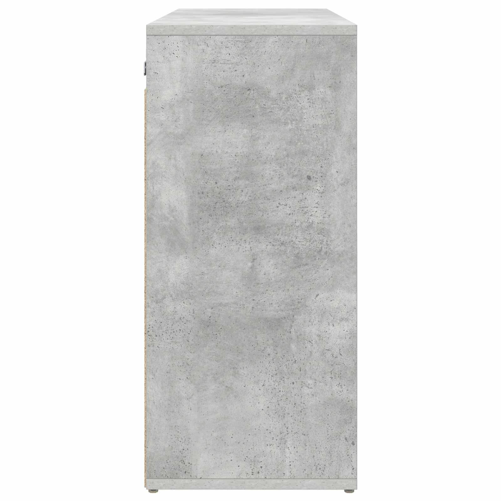 Schoenenkast Betongrijs 77,5 x 30 x 67 cm Bewerkt hout is nu te koop bij PeponiXL, paradijselijk wonen!