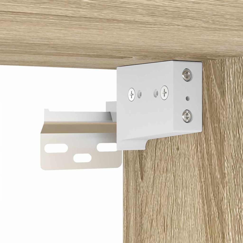 Schoenenkast Sonoma Eiken 77,5 x 30 x 83,5 cm Bewerkt hout is nu te koop bij PeponiXL, paradijselijk wonen!