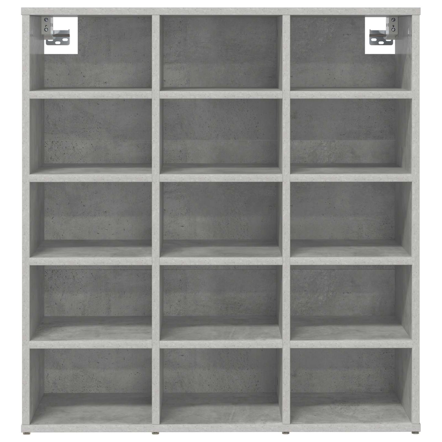 Schoenenkast Betongrijs 77,5 x 30 x 83,5 cm Bewerkt hout is nu te koop bij PeponiXL, paradijselijk wonen!