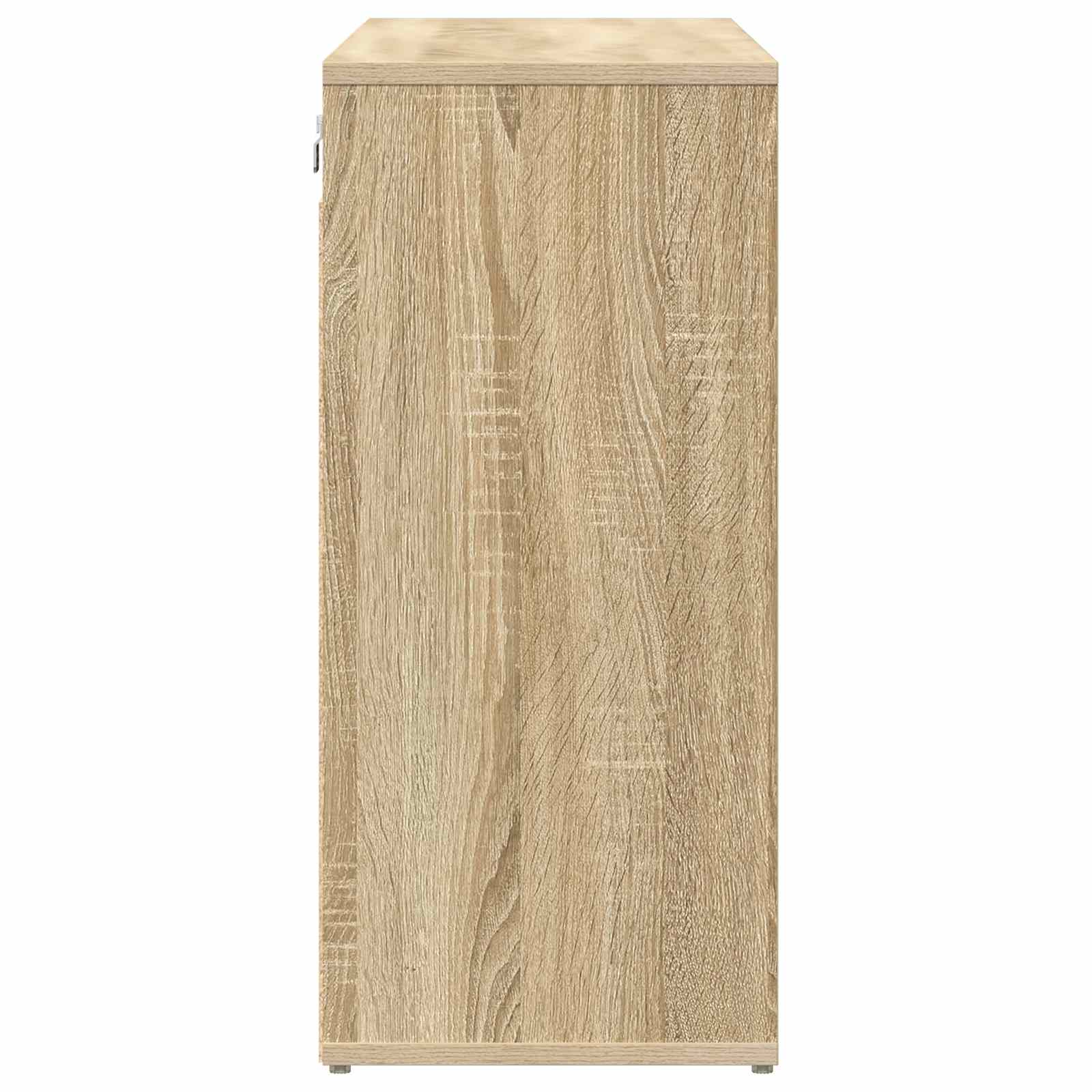 Schoenenkast Sonoma Eiken 103 x 30 x 67 cm Bewerkt hout is nu te koop bij PeponiXL, paradijselijk wonen!
