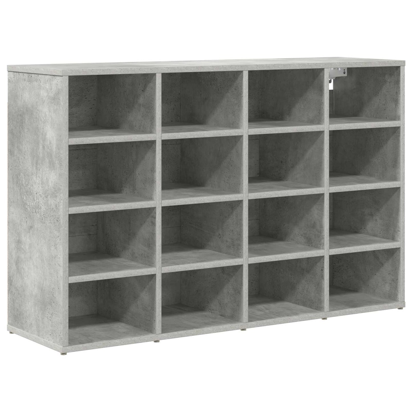 Schoenenkast met plank Betongrijs 103 x 30 x 67 cm Bewerkt hout is nu te koop bij PeponiXL, paradijselijk wonen!