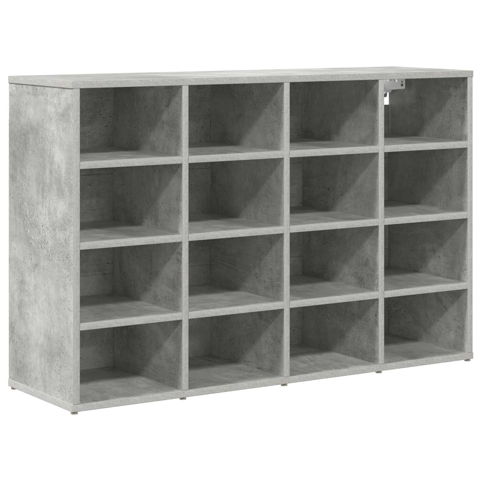 Schoenenkast met plank Betongrijs 103 x 30 x 67 cm Bewerkt hout is nu te koop bij PeponiXL, paradijselijk wonen!