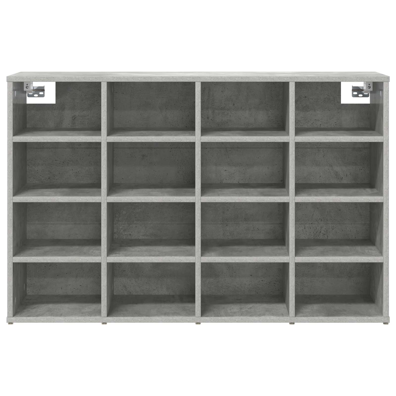 Schoenenkast met plank Betongrijs 103 x 30 x 67 cm Bewerkt hout is nu te koop bij PeponiXL, paradijselijk wonen!