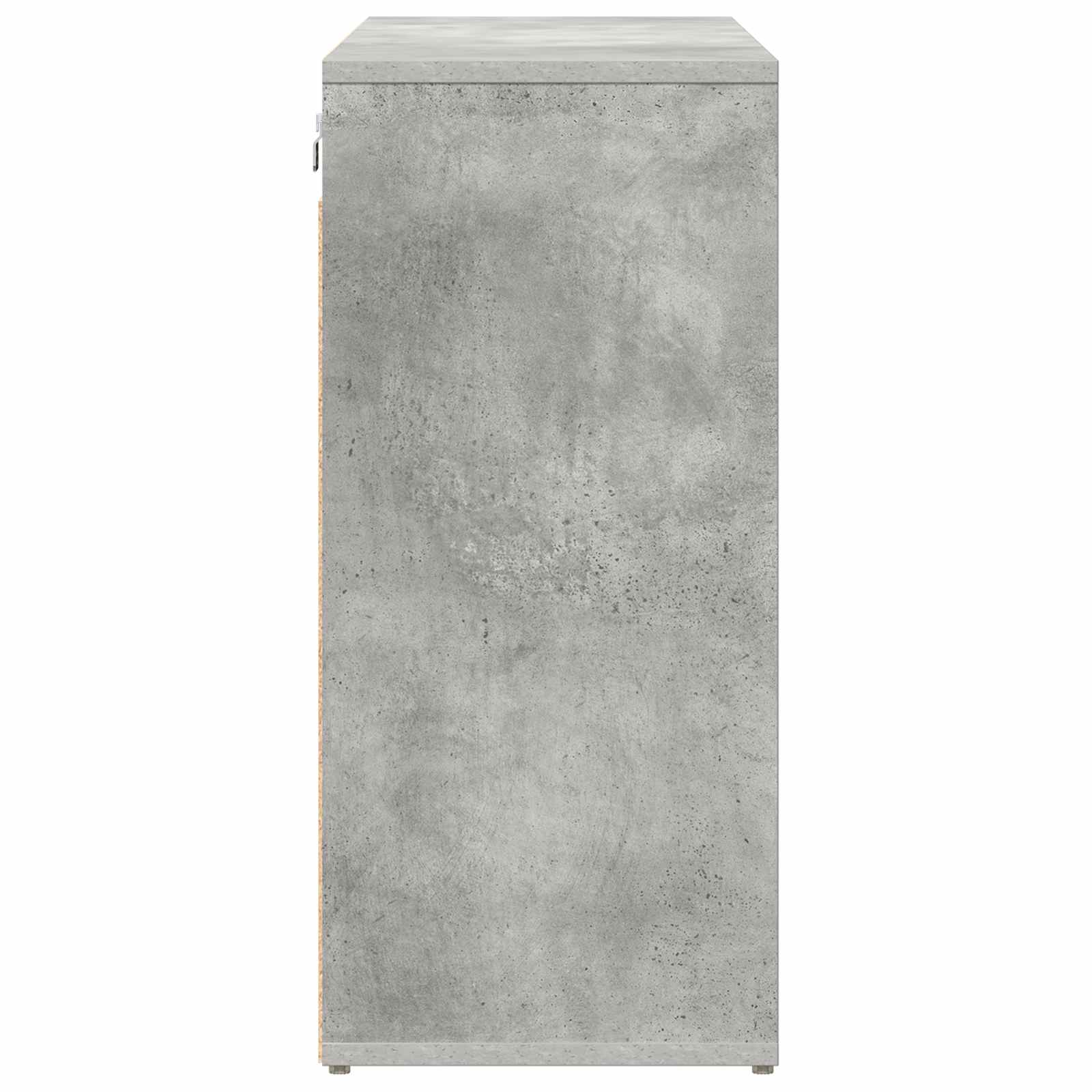 Schoenenkast met plank Betongrijs 103 x 30 x 67 cm Bewerkt hout is nu te koop bij PeponiXL, paradijselijk wonen!
