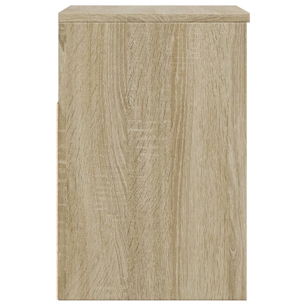 Schoenenbank 60x30x45 cm bewerkt hout sonoma eikenkleurig is nu te koop bij PeponiXL, paradijselijk wonen!