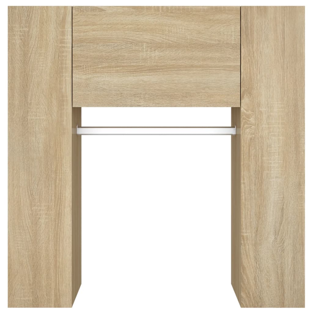 Halmeubel 97,5x37x99 cm bewerkt hout sonoma eikenkleurig is nu te koop bij PeponiXL, paradijselijk wonen!