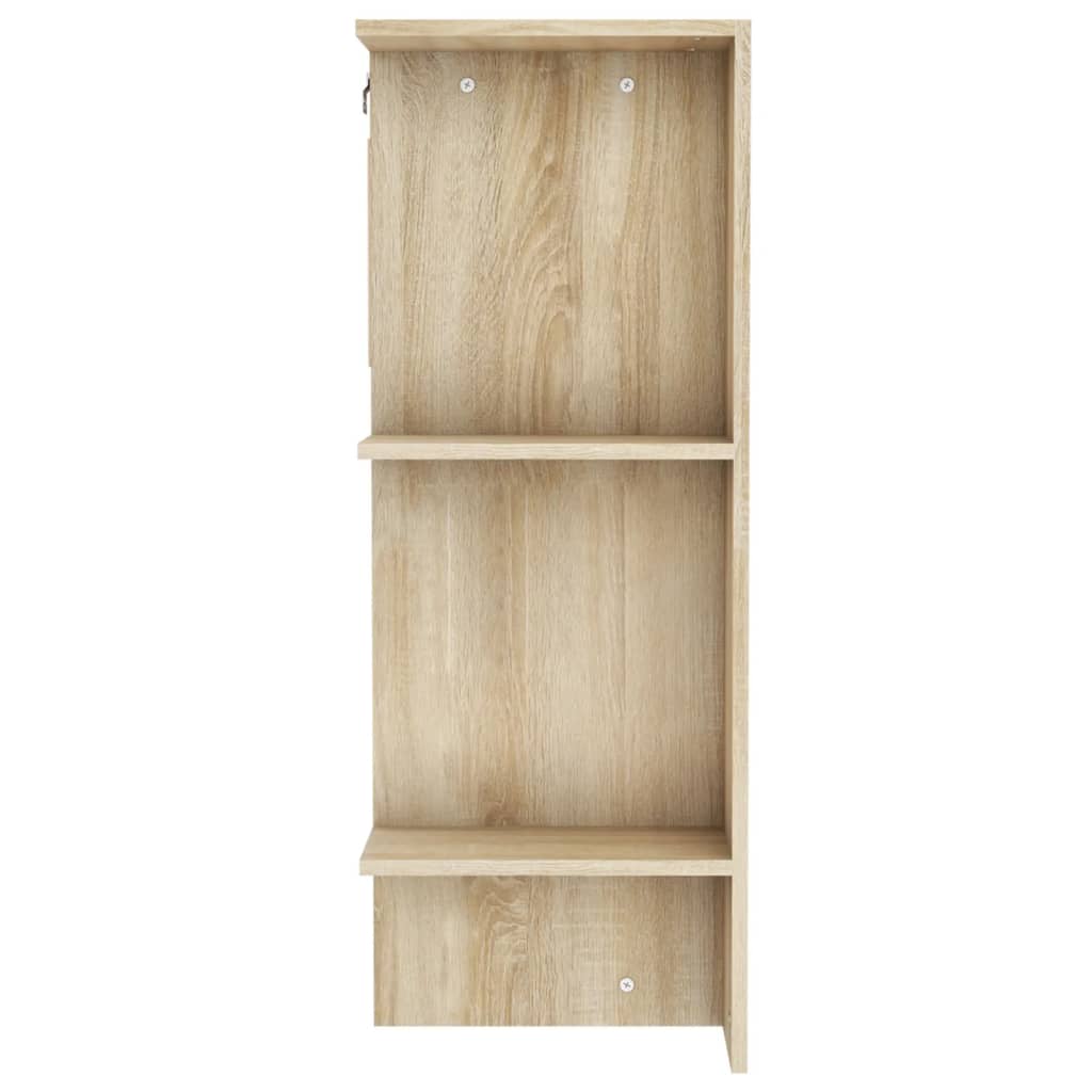 Halmeubel 97,5x37x99 cm bewerkt hout sonoma eikenkleurig is nu te koop bij PeponiXL, paradijselijk wonen!