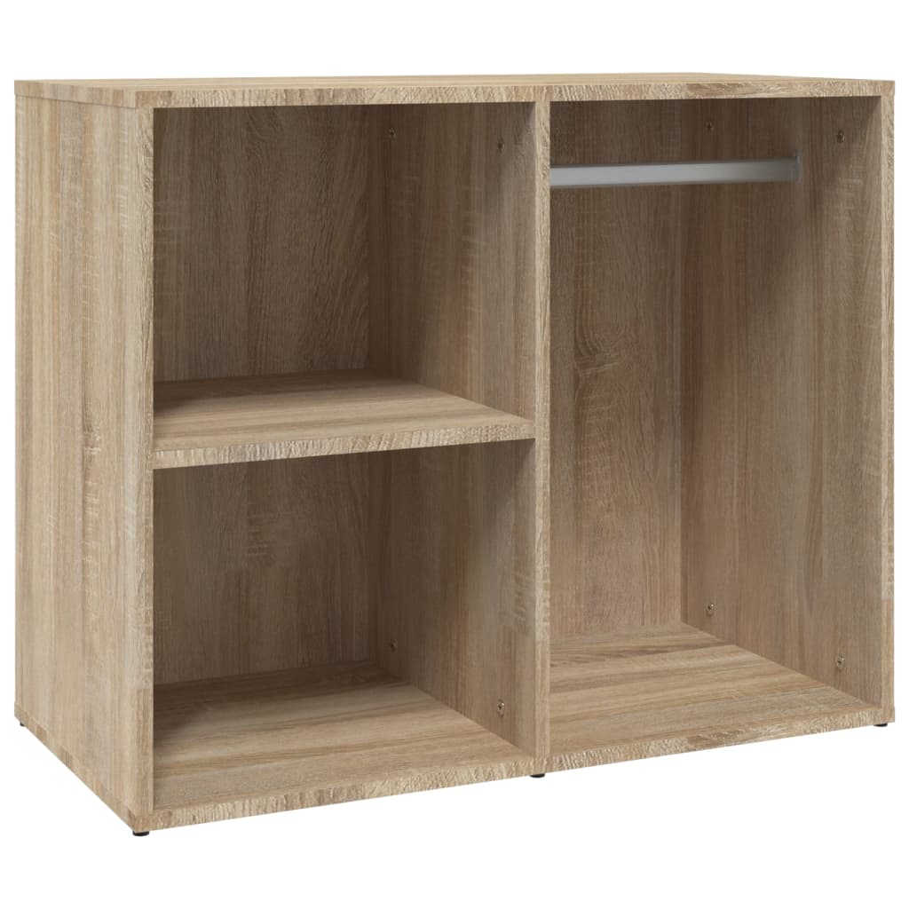 Kledingkast 80x40x65 cm bewerkt hout sonoma eikenkleurig is nu te koop bij PeponiXL, paradijselijk wonen!