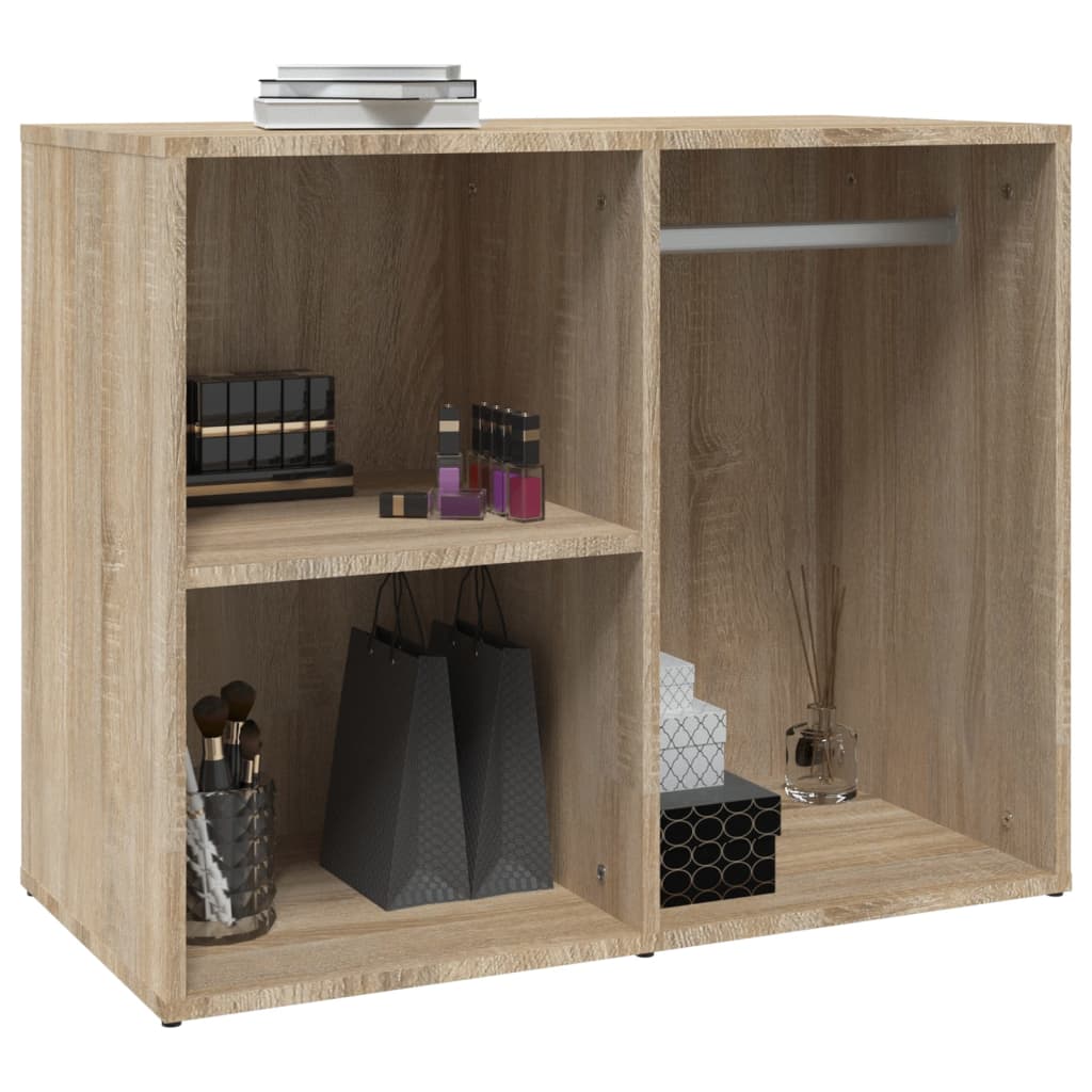 Kledingkast 80x40x65 cm bewerkt hout sonoma eikenkleurig is nu te koop bij PeponiXL, paradijselijk wonen!