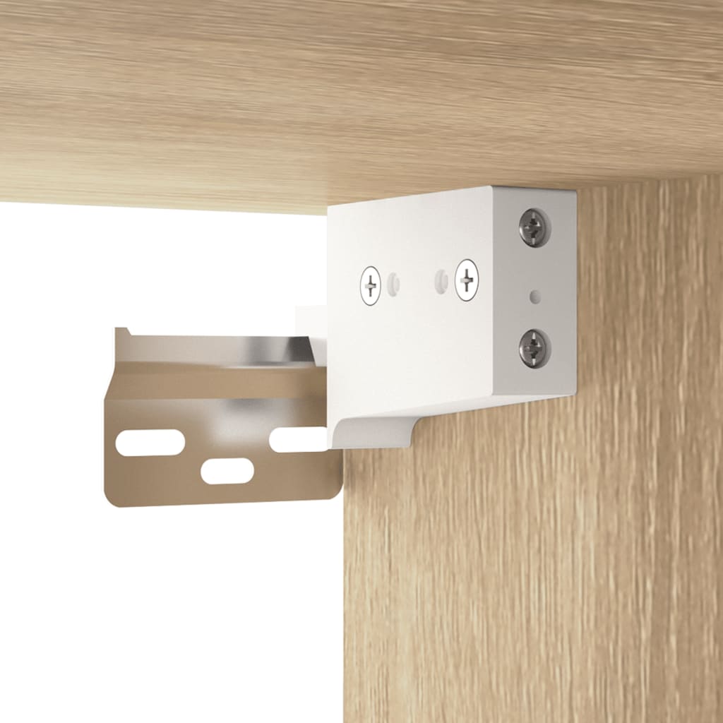 Spiegelkast met LED-verlichting 91x15x76,5 cm sonoma eikenkleur is nu te koop bij PeponiXL, paradijselijk wonen!