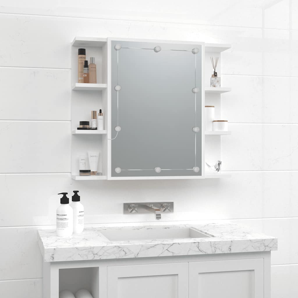 Spiegelkast met LED-verlichting 70x16,5x60 cm wit is nu te koop bij PeponiXL, paradijselijk wonen!