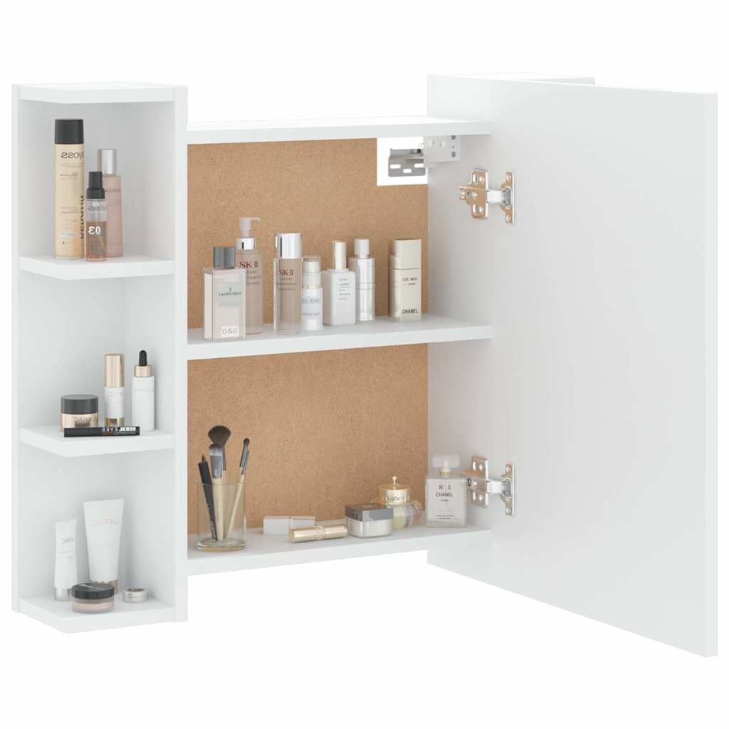 Spiegelkast met LED-verlichting 70x16,5x60 cm wit is nu te koop bij PeponiXL, paradijselijk wonen!