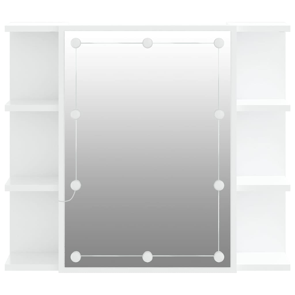 Spiegelkast met LED-verlichting 70x16,5x60 cm wit is nu te koop bij PeponiXL, paradijselijk wonen!