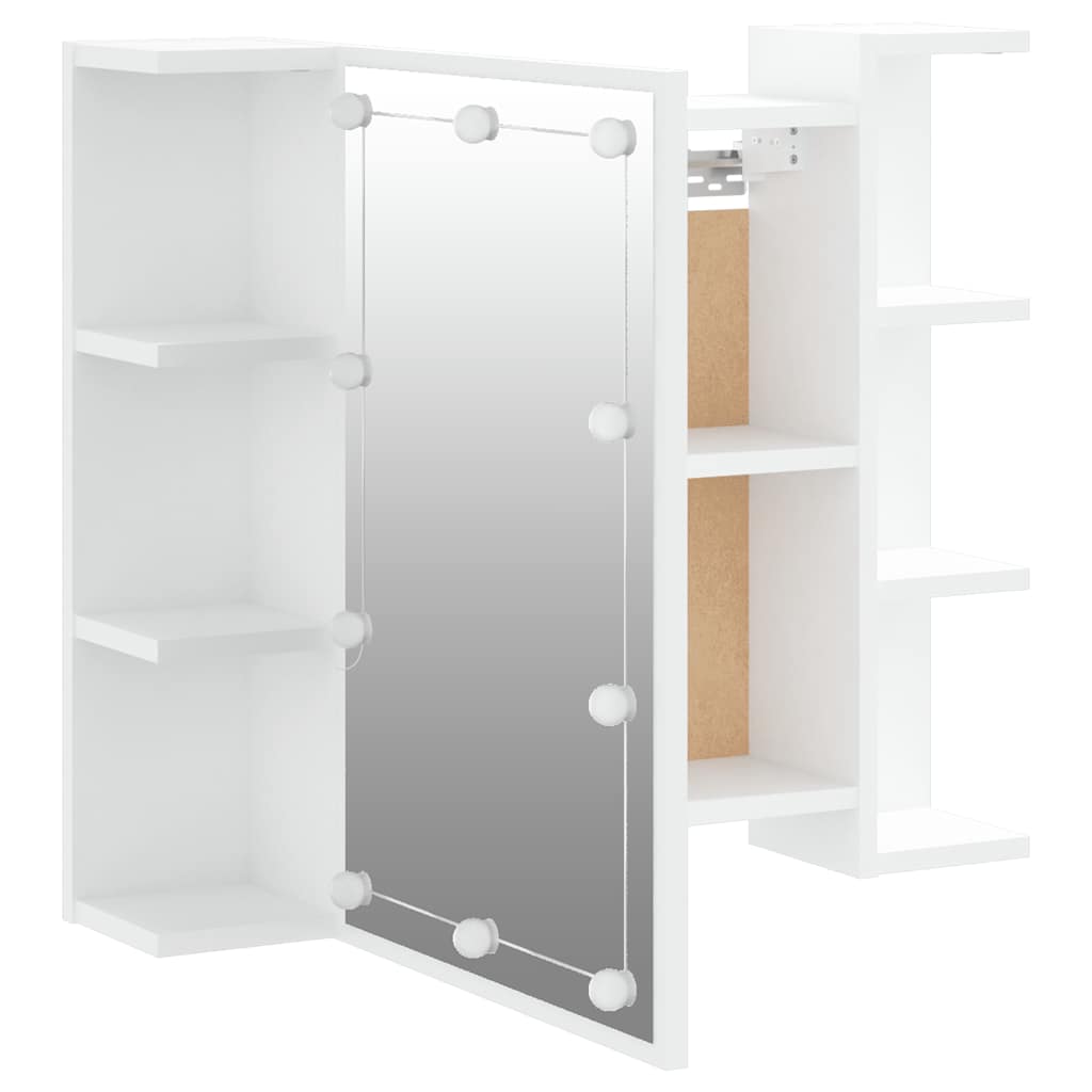 Spiegelkast met LED-verlichting 70x16,5x60 cm wit is nu te koop bij PeponiXL, paradijselijk wonen!
