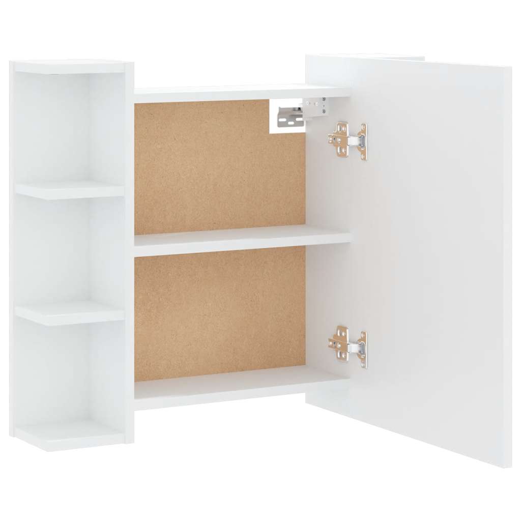 Spiegelkast met LED-verlichting 70x16,5x60 cm wit is nu te koop bij PeponiXL, paradijselijk wonen!