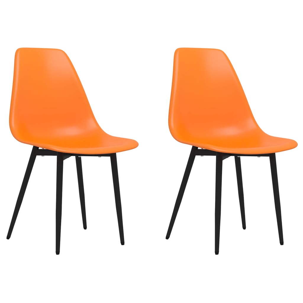 Eetkamerstoelen 2 st PP oranje is nu te koop bij PeponiXL, paradijselijk wonen!