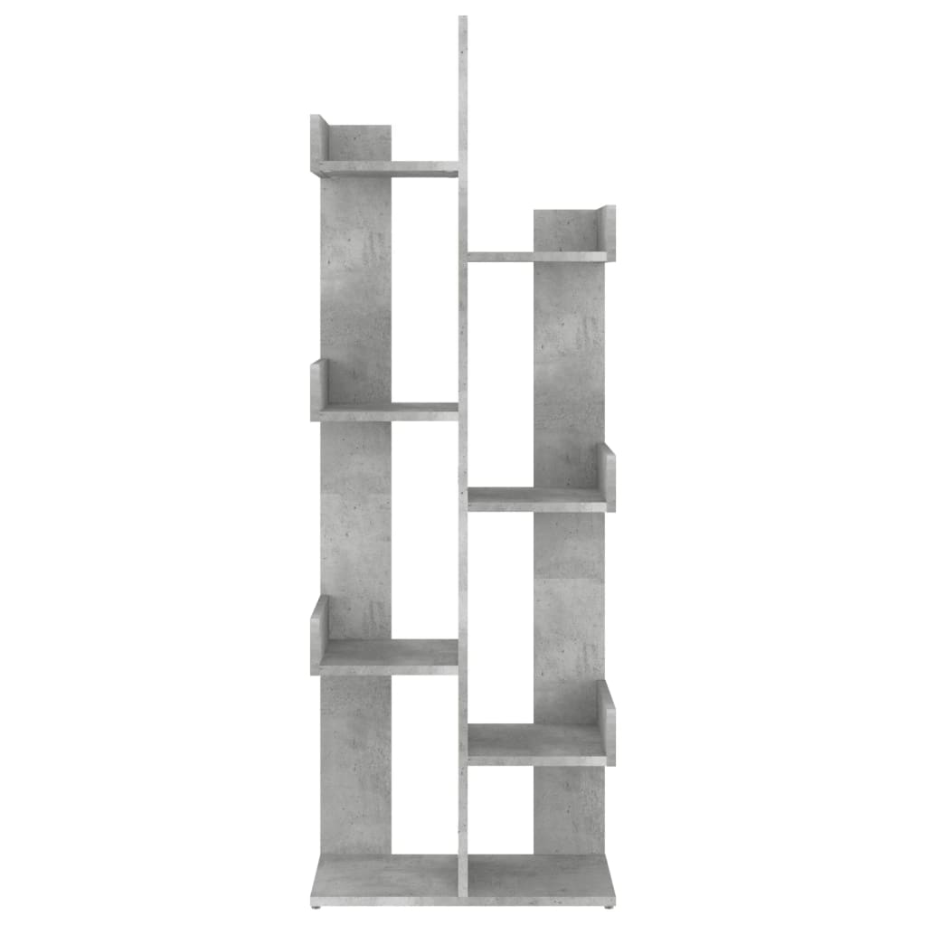 Boekenkast 48x25,5x140 cm bewerkt hout betongrijs is nu te koop bij PeponiXL, paradijselijk wonen!
