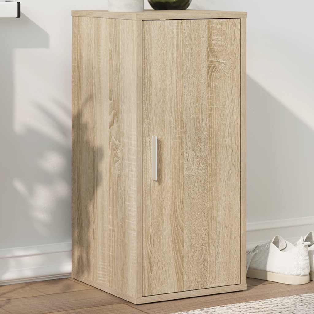 Schoenenkast 32x35x70 cm spaanplaat sonoma eikenkleurig is nu te koop bij PeponiXL, paradijselijk wonen!