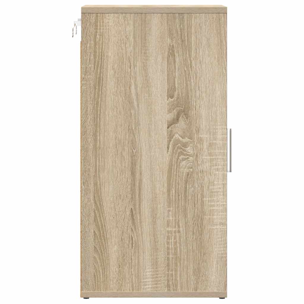 Schoenenkast 32x35x70 cm spaanplaat sonoma eikenkleurig is nu te koop bij PeponiXL, paradijselijk wonen!