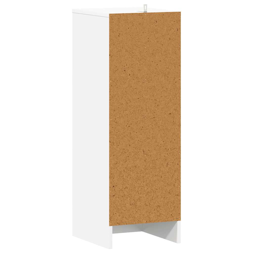 Schoenenkast 32x35x92 cm bewerkt hout wit is nu te koop bij PeponiXL, paradijselijk wonen!