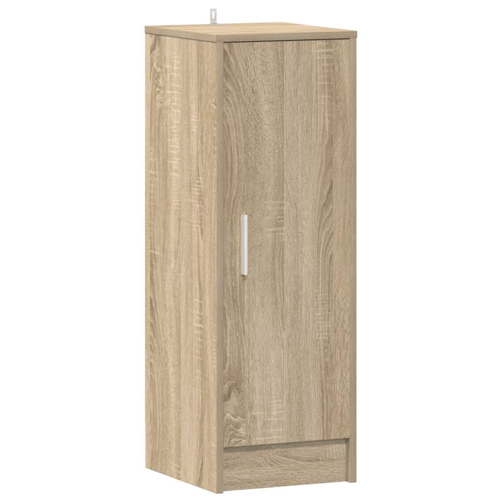 Schoenenkast 32x35x92 cm bewerkt hout sonoma eikenkleurig is nu te koop bij PeponiXL, paradijselijk wonen!