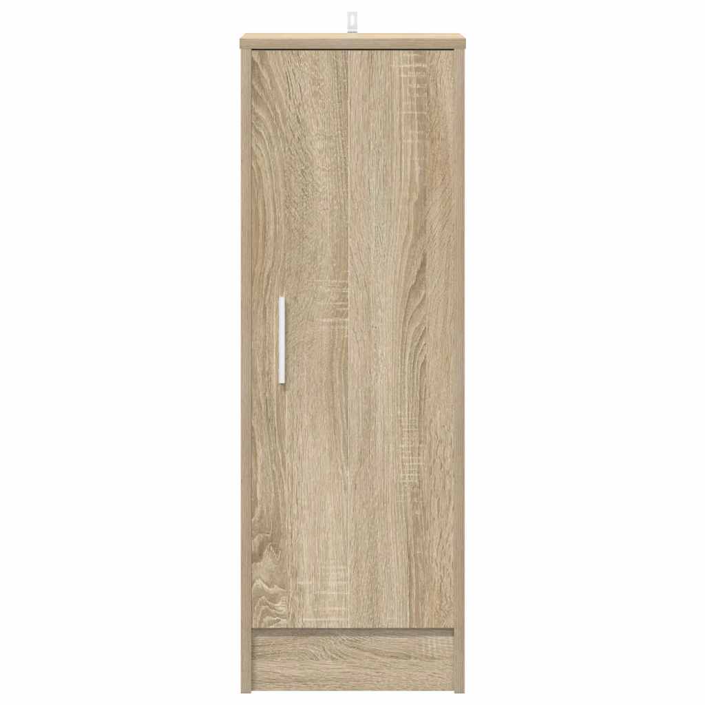 Schoenenkast 32x35x92 cm bewerkt hout sonoma eikenkleurig is nu te koop bij PeponiXL, paradijselijk wonen!