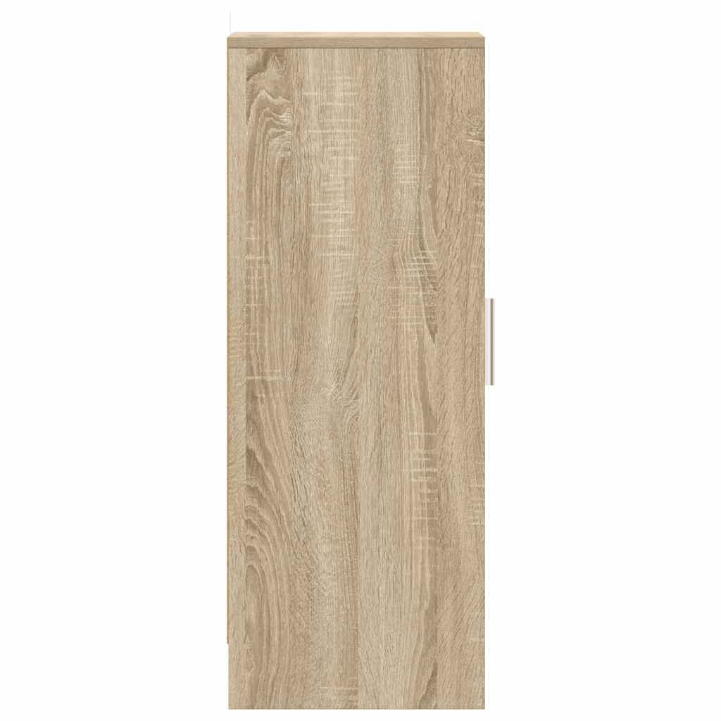 Schoenenkast 32x35x92 cm bewerkt hout sonoma eikenkleurig is nu te koop bij PeponiXL, paradijselijk wonen!
