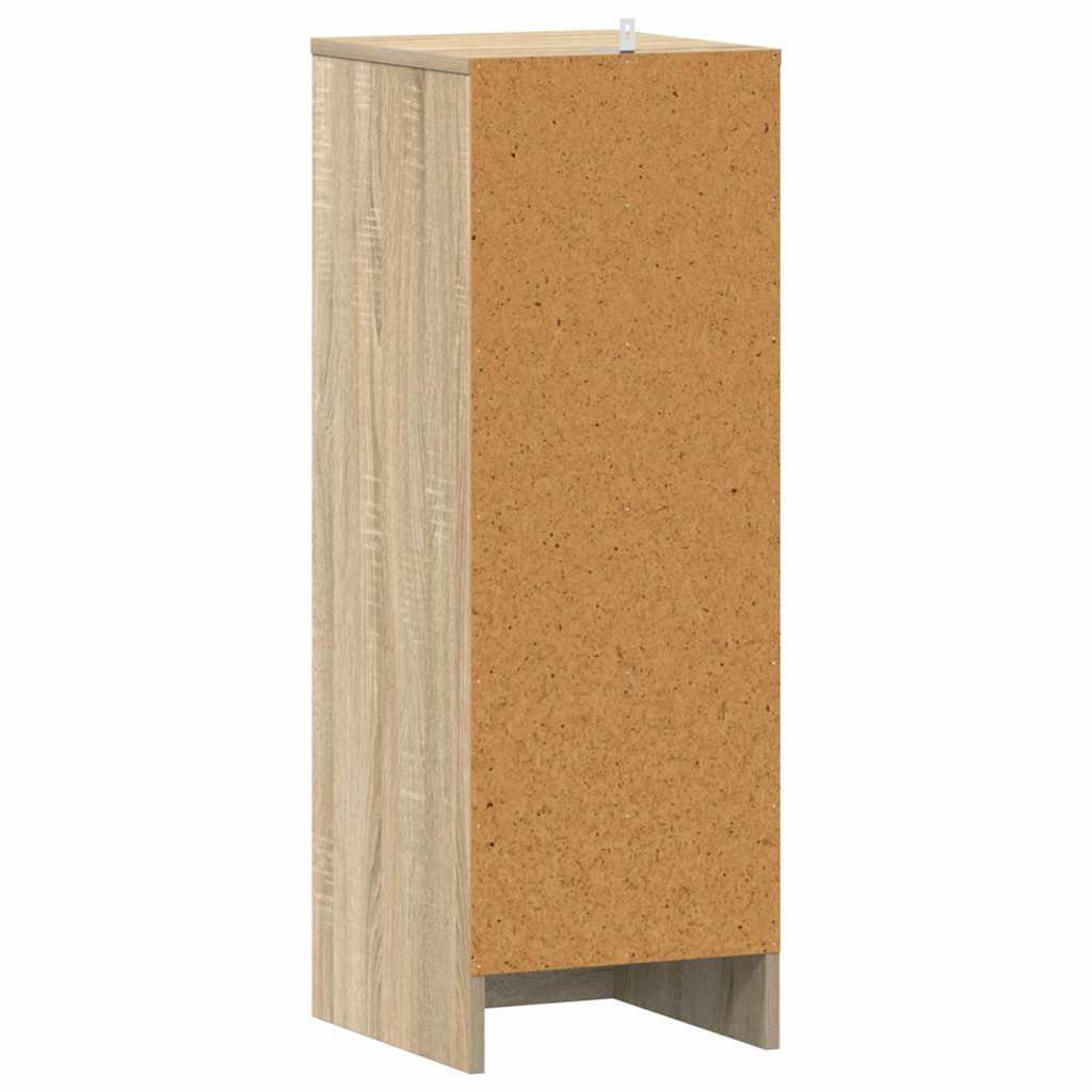 Schoenenkast 32x35x92 cm bewerkt hout sonoma eikenkleurig is nu te koop bij PeponiXL, paradijselijk wonen!