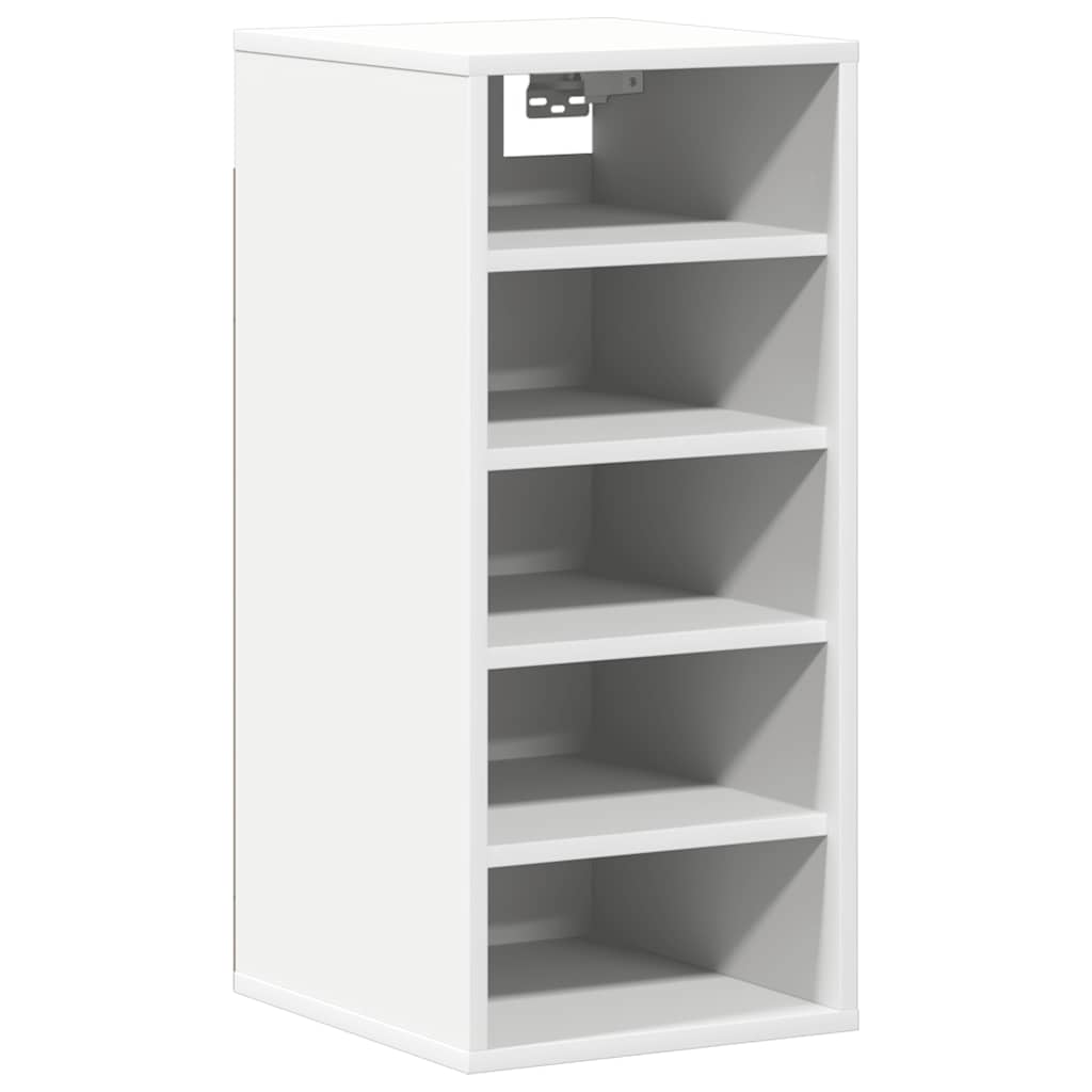 Schoenenkast 31,5x35x70 cm bewerkt hout wit is nu te koop bij PeponiXL, paradijselijk wonen!