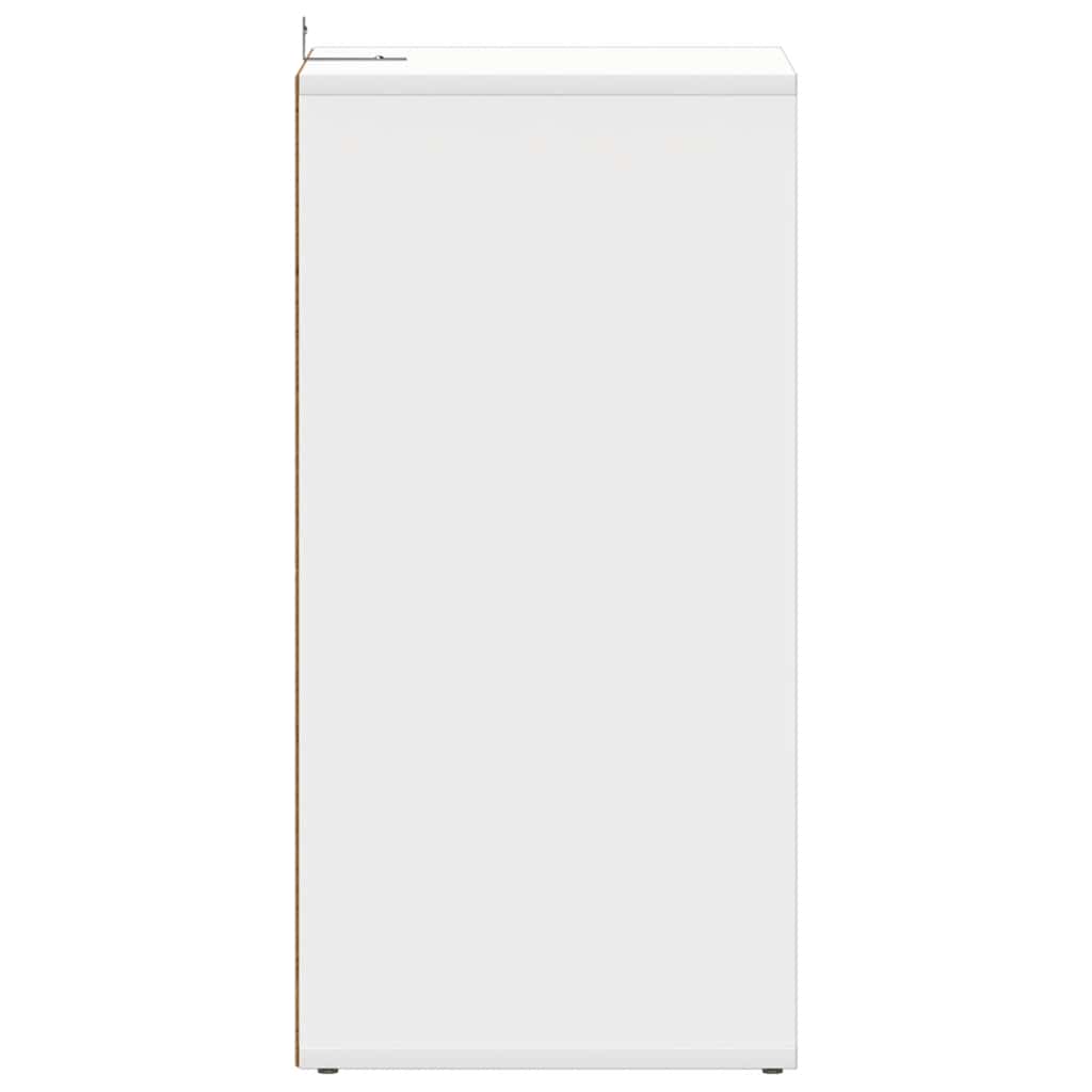 Schoenenkast 31,5x35x70 cm bewerkt hout wit is nu te koop bij PeponiXL, paradijselijk wonen!