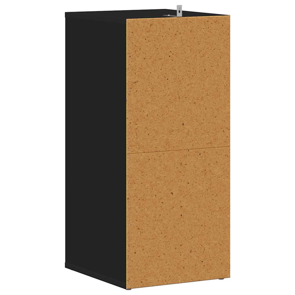 Schoenenkast 31,5x35x70 cm spaanplaat zwart is nu te koop bij PeponiXL, paradijselijk wonen!