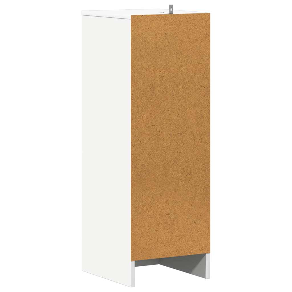 Schoenenkast 31,5x35x90 cm bewerkt hout wit is nu te koop bij PeponiXL, paradijselijk wonen!