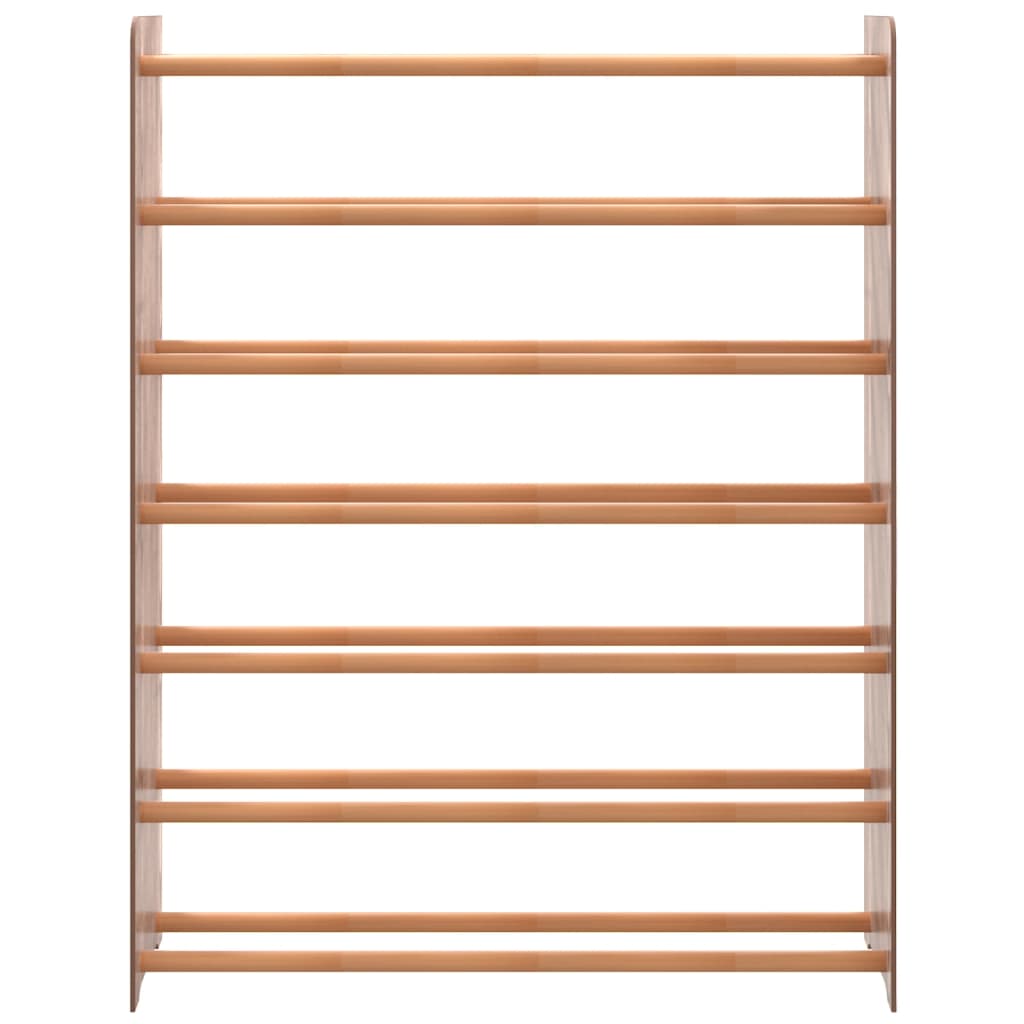 Schoenenrek 90x24x117 cm bewerkt hout bruin is nu te koop bij PeponiXL, paradijselijk wonen!