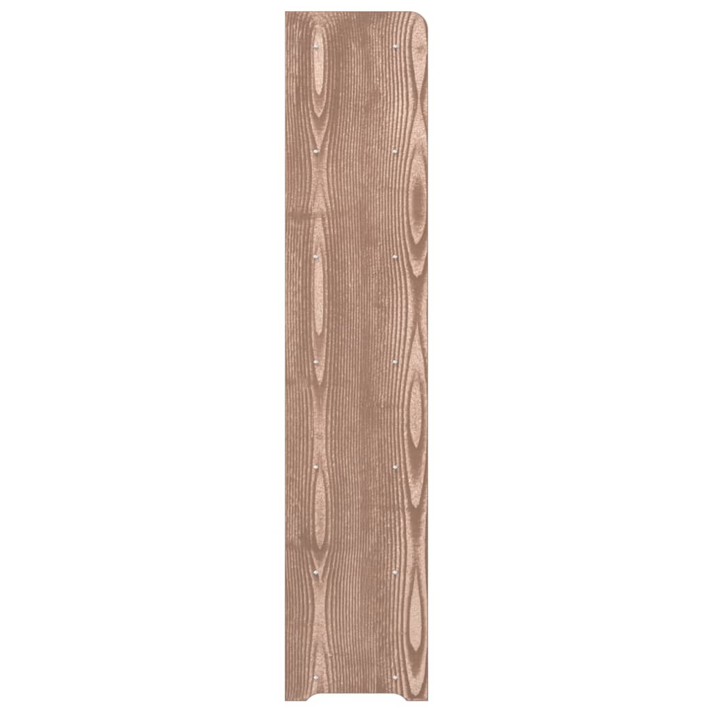Schoenenrek 90x24x117 cm bewerkt hout bruin is nu te koop bij PeponiXL, paradijselijk wonen!