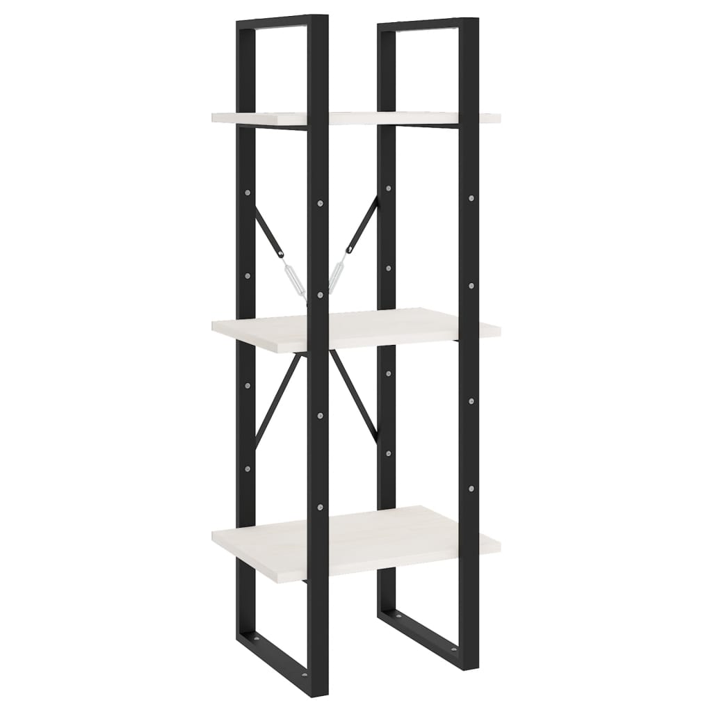 Boekenkast met 5 schappen 40x30x175 cm grenenhout wit is nu te koop bij PeponiXL, paradijselijk wonen!