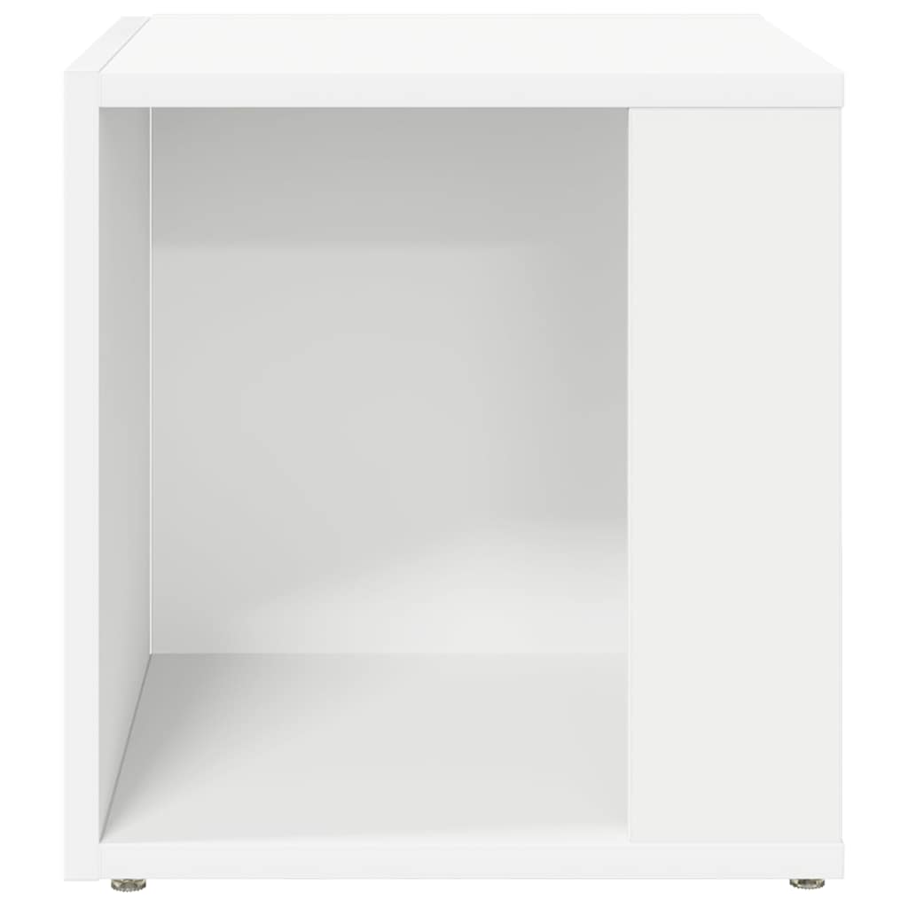 Bijzettafel 33x33x34,5 cm bewerkt hout wit is nu te koop bij PeponiXL, paradijselijk wonen!
