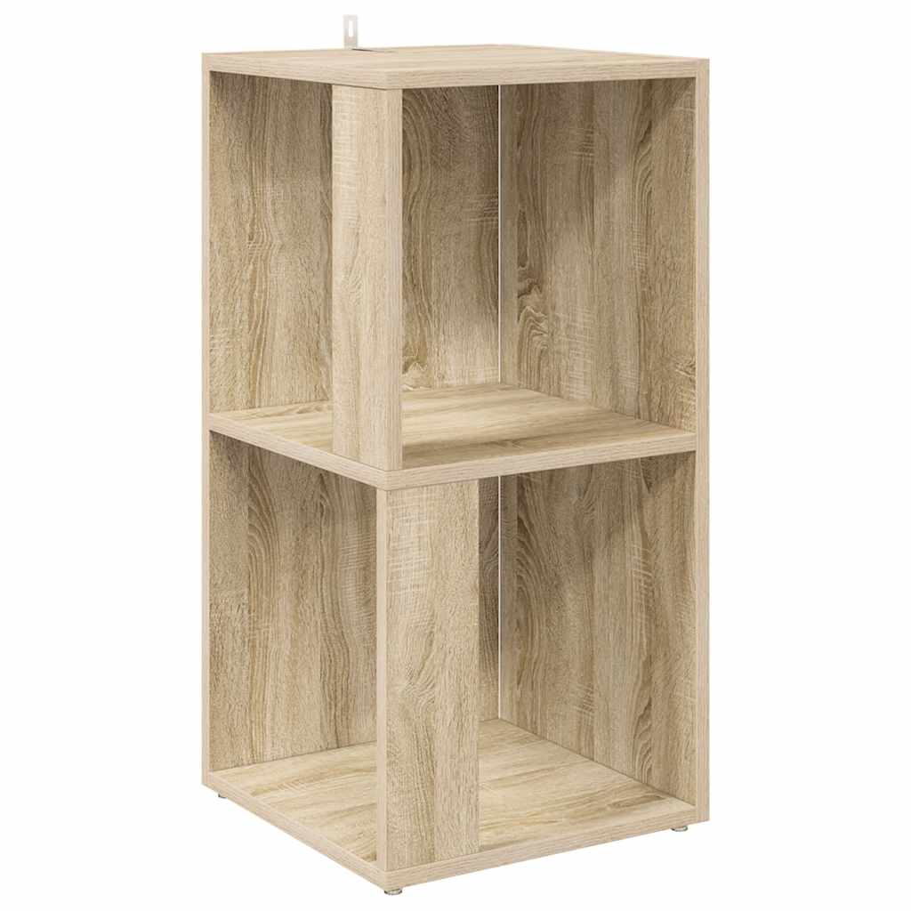 Hoekkast 33x33x67 cm bewerkt hout sonoma eikenkleurig is nu te koop bij PeponiXL, paradijselijk wonen!