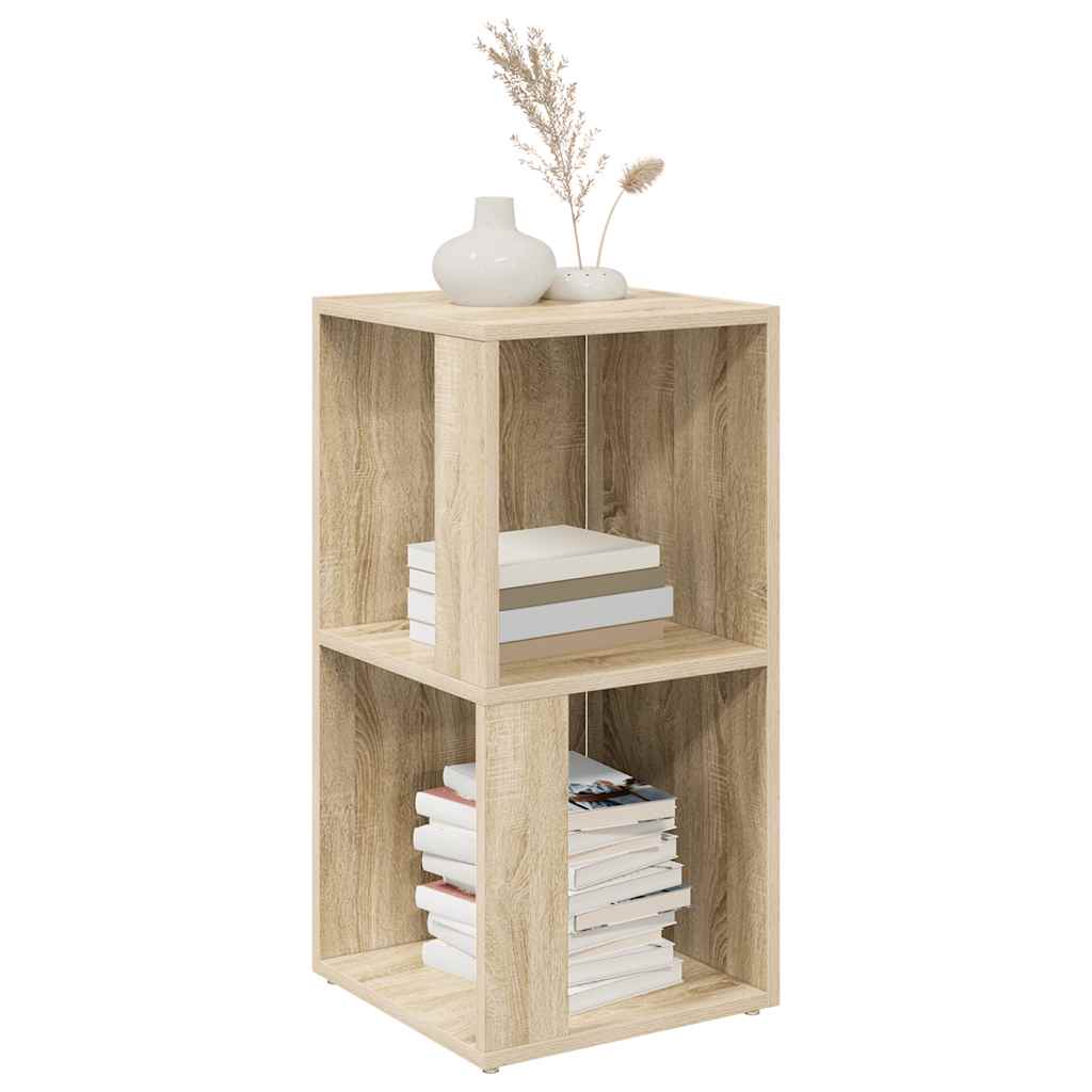 Hoekkast 33x33x67 cm bewerkt hout sonoma eikenkleurig is nu te koop bij PeponiXL, paradijselijk wonen!