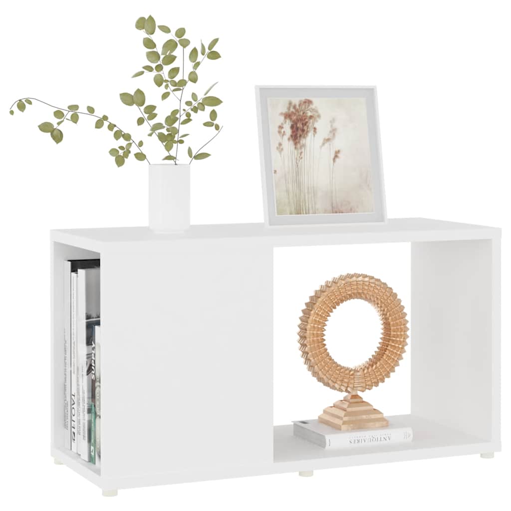 Tv-meubel 60x24x32 cm bewerkt hout wit is nu te koop bij PeponiXL, paradijselijk wonen!