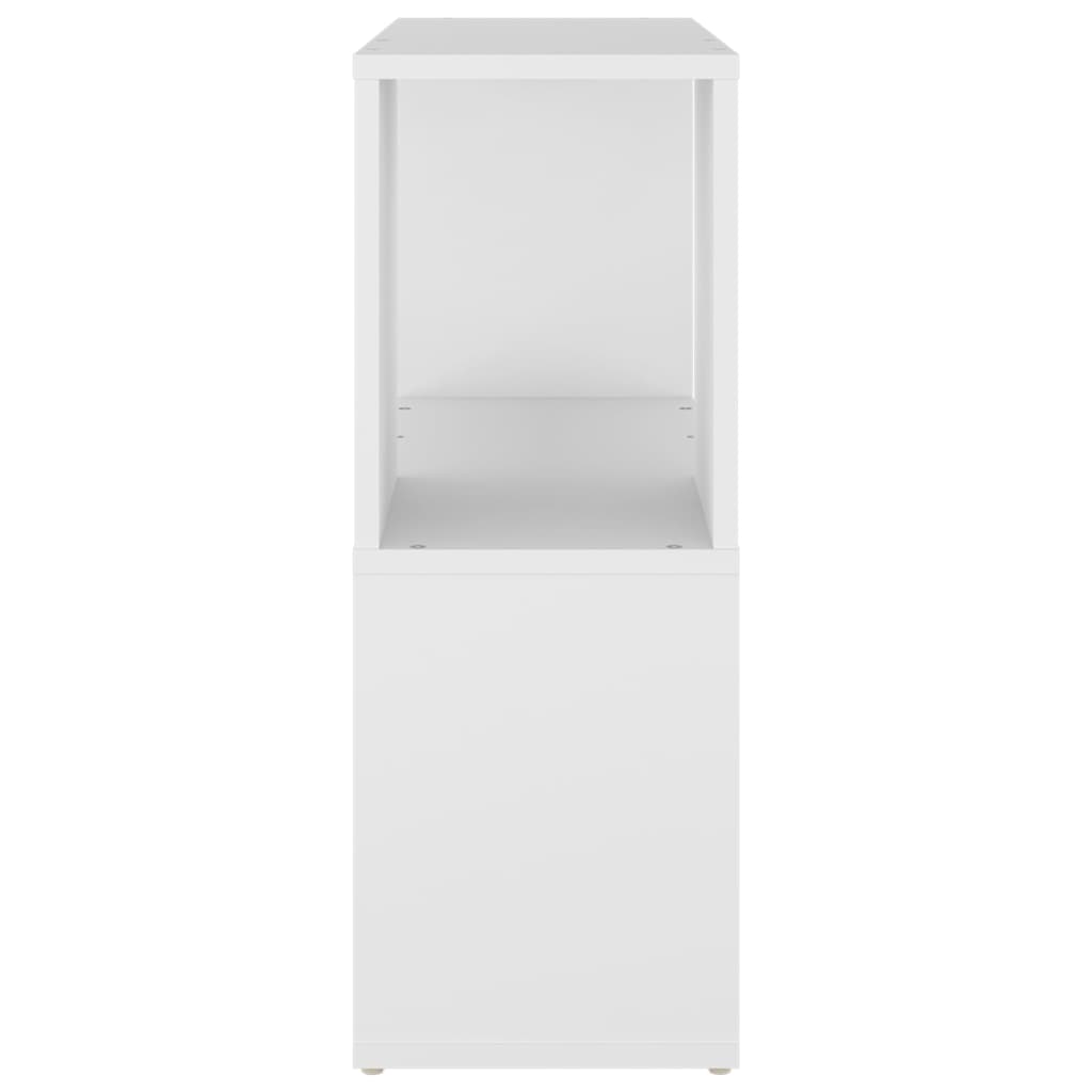 Boekenkast 60x24x63 cm bewerkt hout wit is nu te koop bij PeponiXL, paradijselijk wonen!