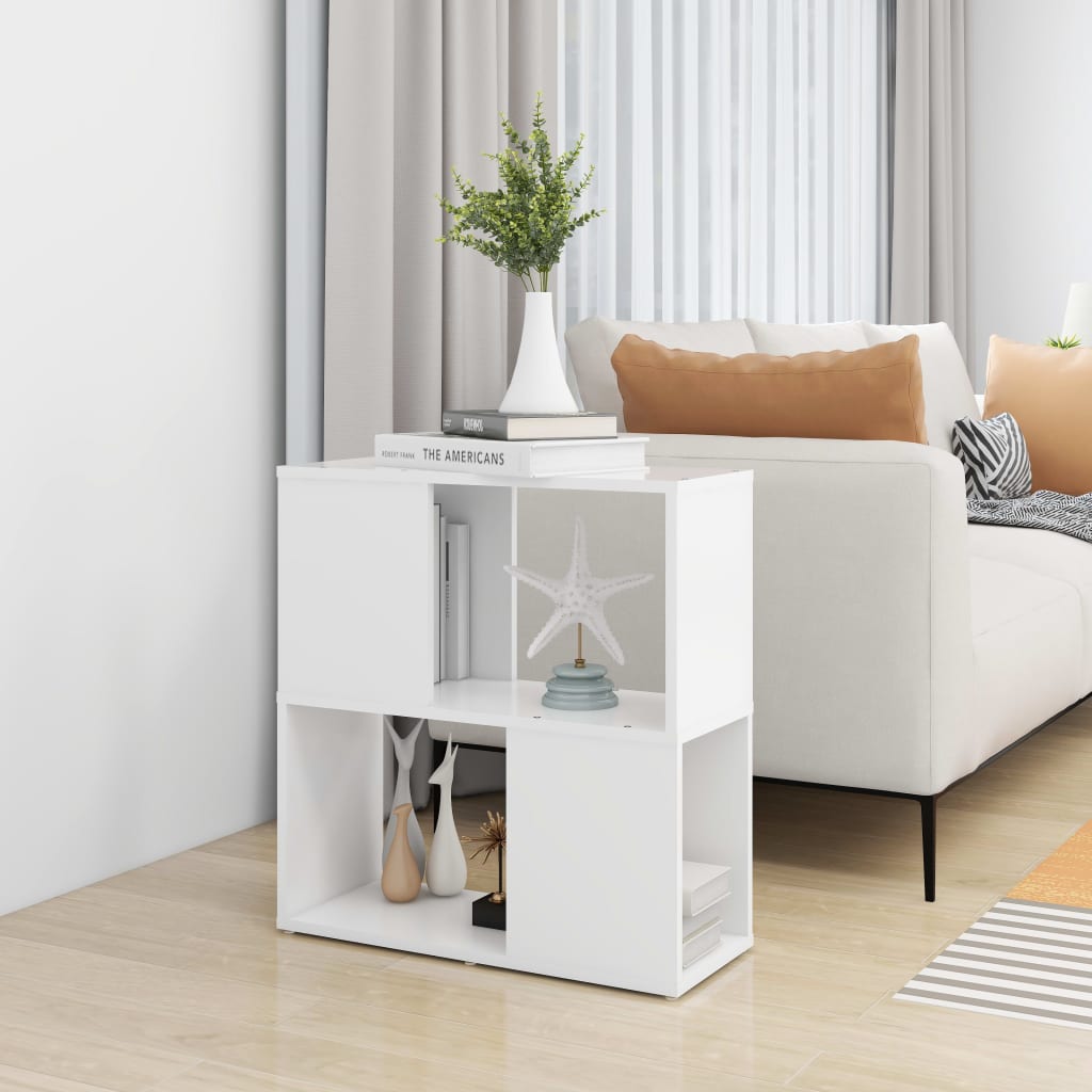Boekenkast 60x24x63 cm bewerkt hout wit is nu te koop bij PeponiXL, paradijselijk wonen!