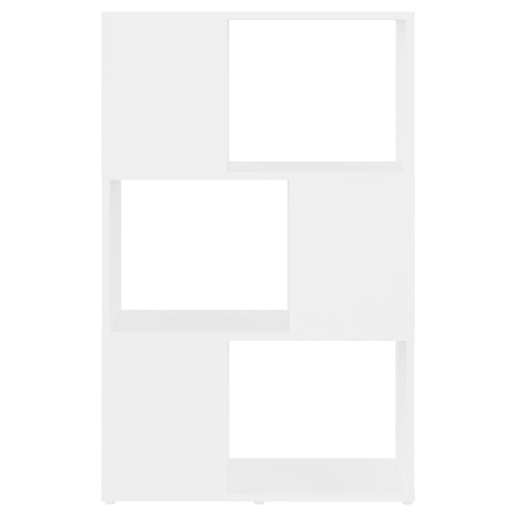 Boekenkast/kamerscherm 60x24x94 cm bewerkt hout wit is nu te koop bij PeponiXL, paradijselijk wonen!